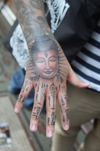 Hand tattoo by Jondix