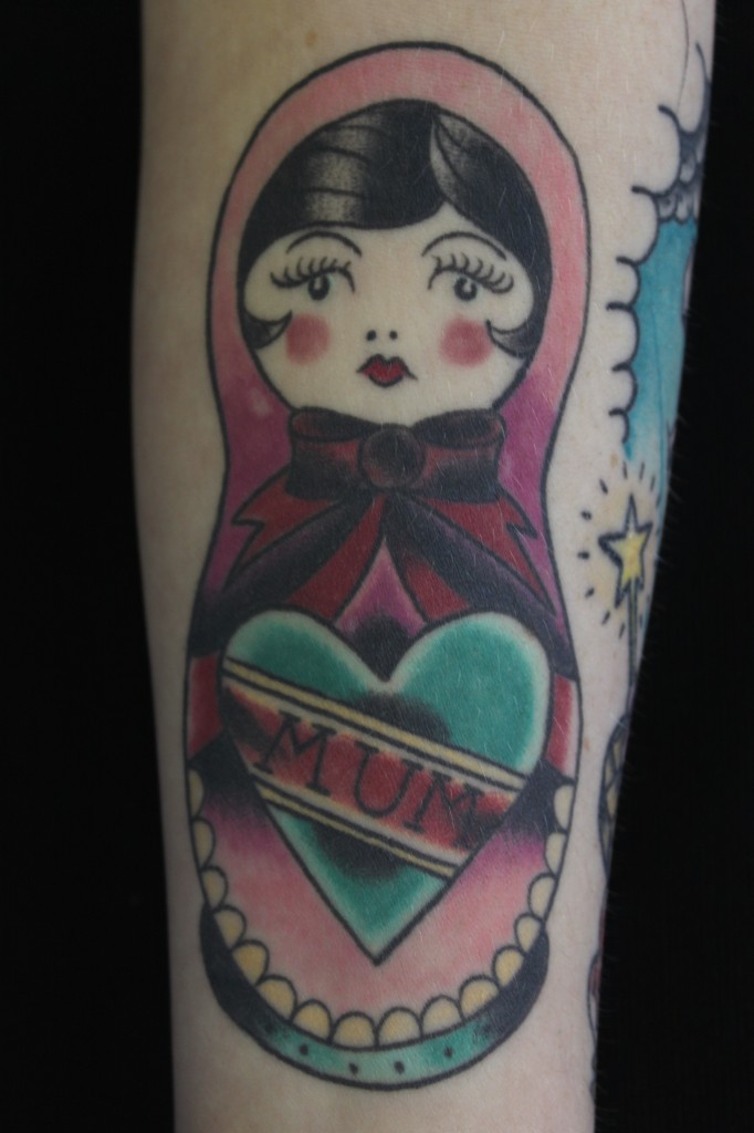 Russian doll tattoo