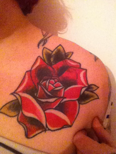 Amber rose tattoo