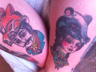 Pair of tattoos