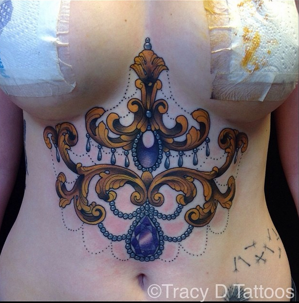 Underboob Tattoos - Things&Ink