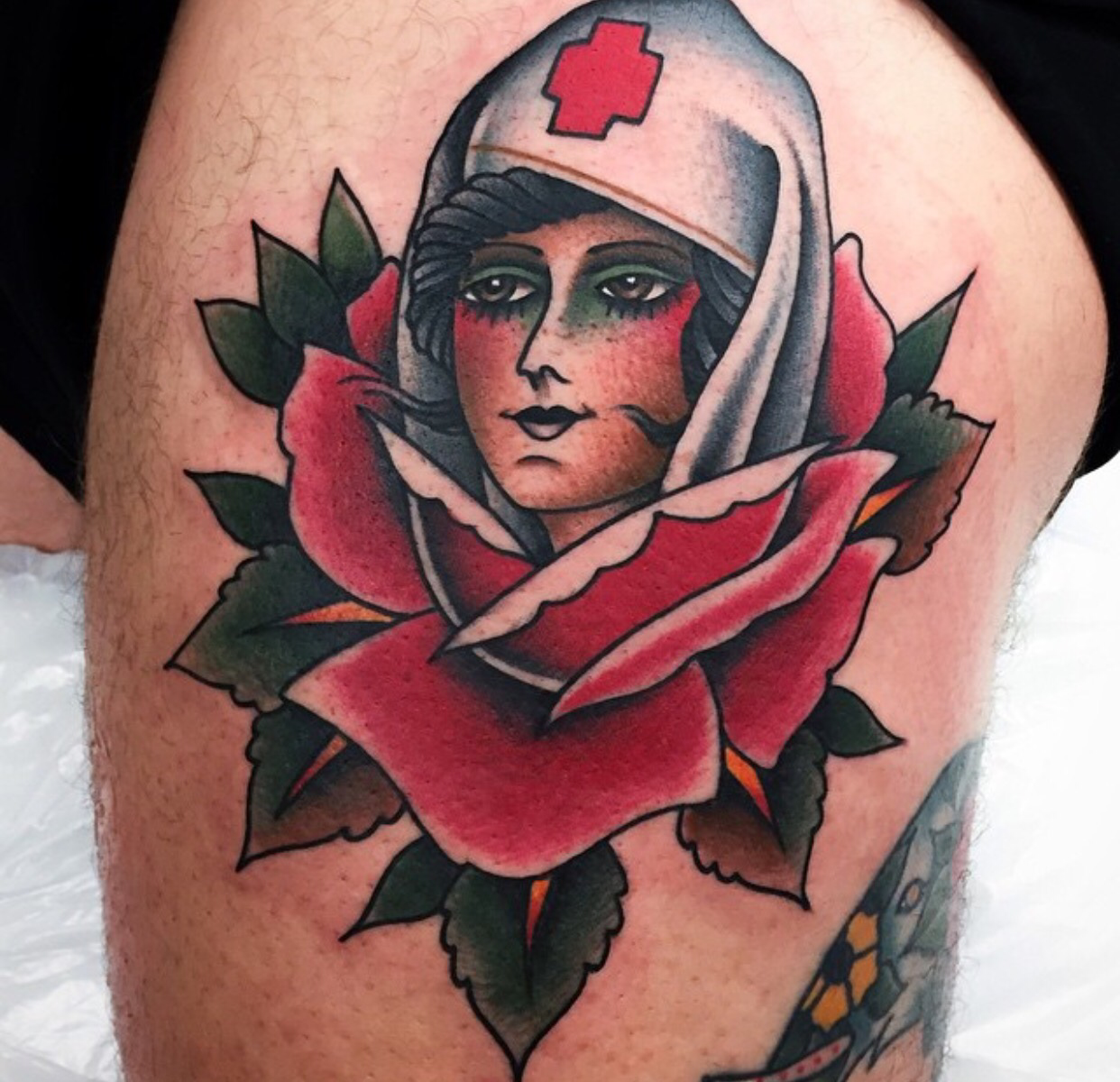 Zombie Nurse tattoo by filthmg on DeviantArt