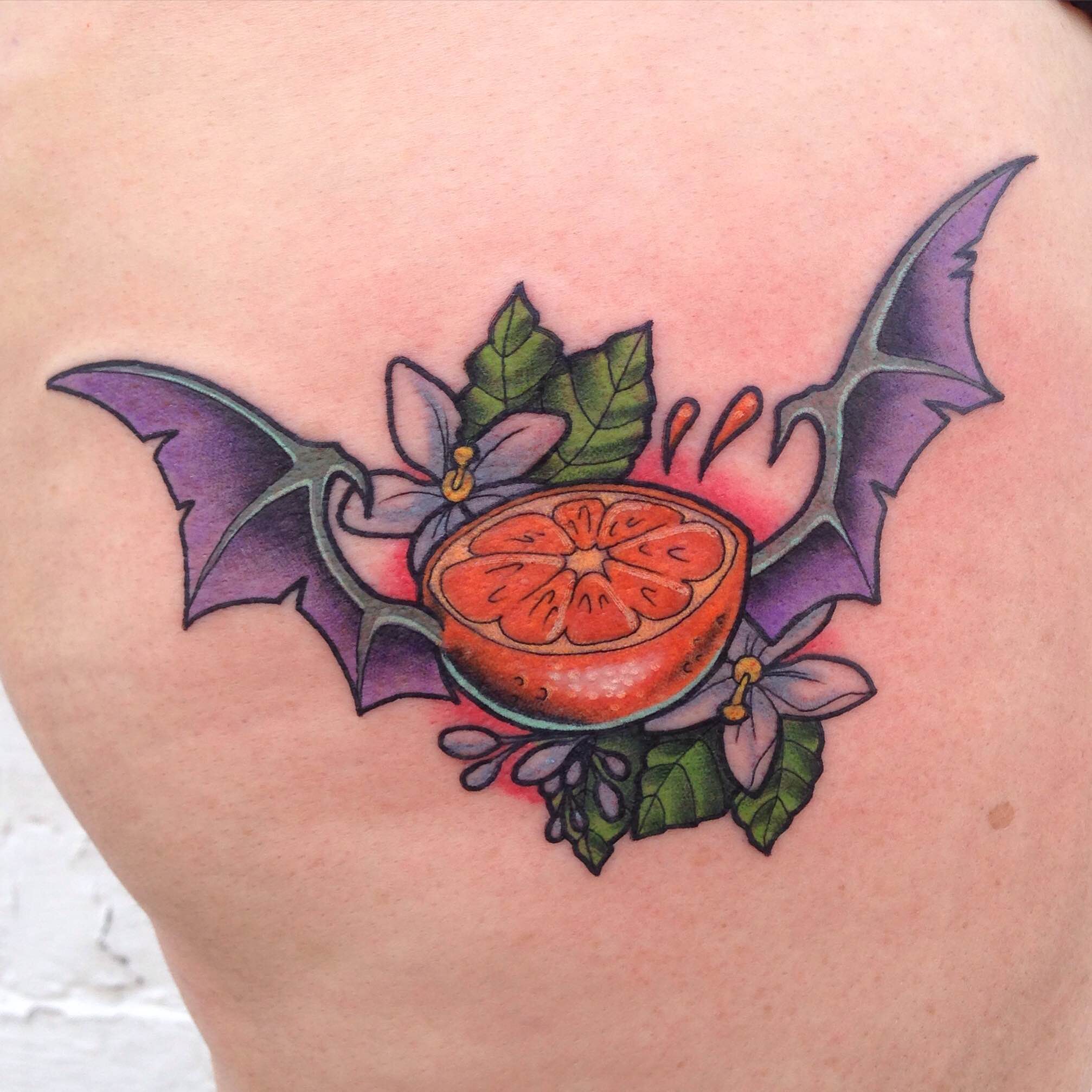 Fruits realism tattoo Carolina Avalle | Fruit tattoo, Ink tattoo, Chef  tattoo