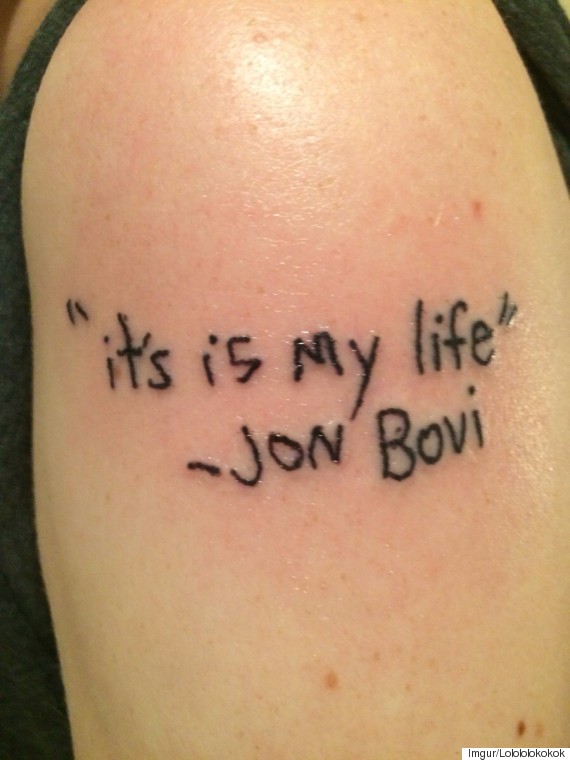 Bon Jovi tattoo