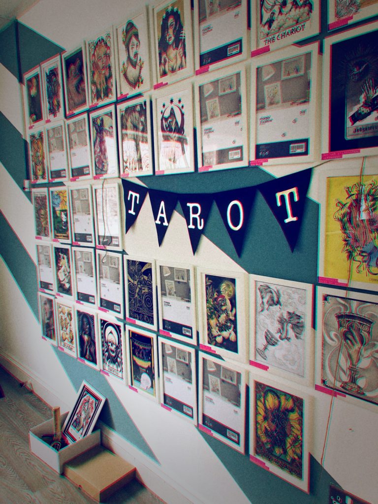 Sneak peak at the Tarot Project Exhibition