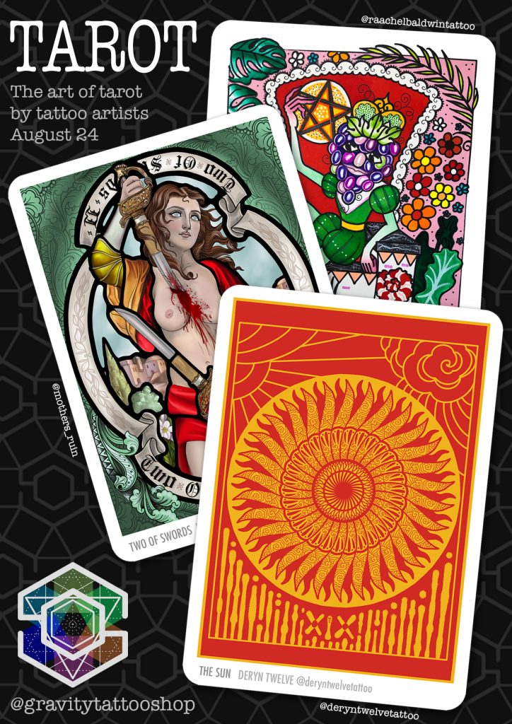 Poster for the Tarot Tattoo Project