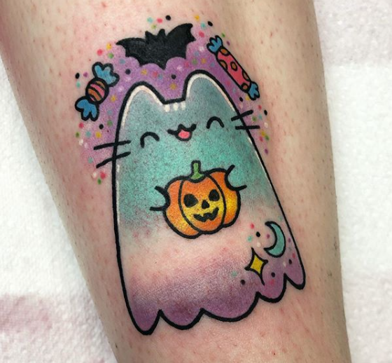 Pretty Grotesque Tattoos — Cute lil spooky ears perfect for halloween on...