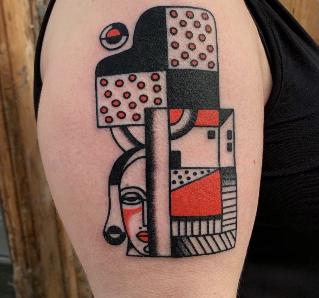 Picasso Cubism Tattoo Art By Mike Boyd 14