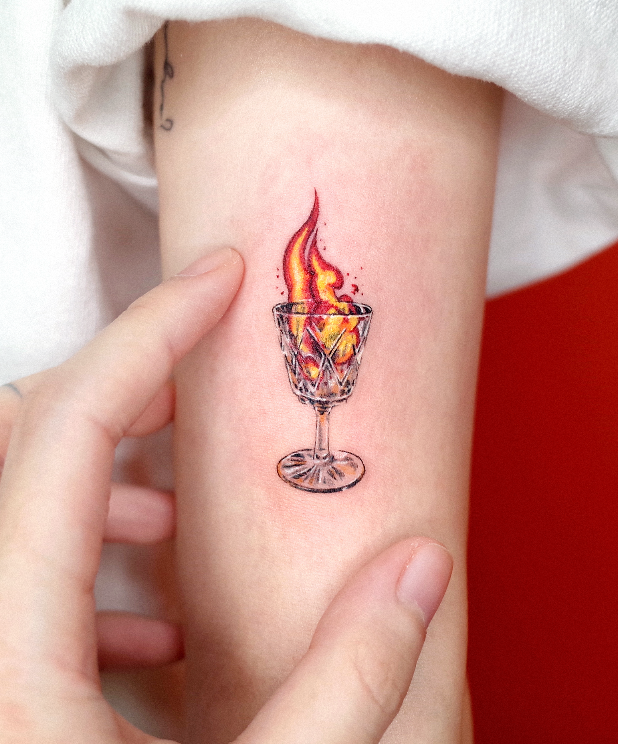 Fire Tattoo Stock Vector (Royalty Free) 70490266 | Shutterstock