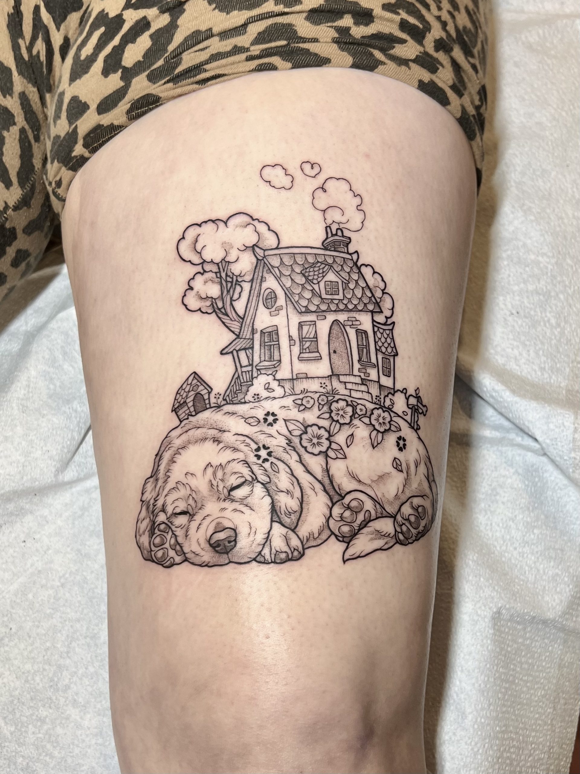 After her dotwork animals went... - Black Rose Tattoo Studio | Facebook