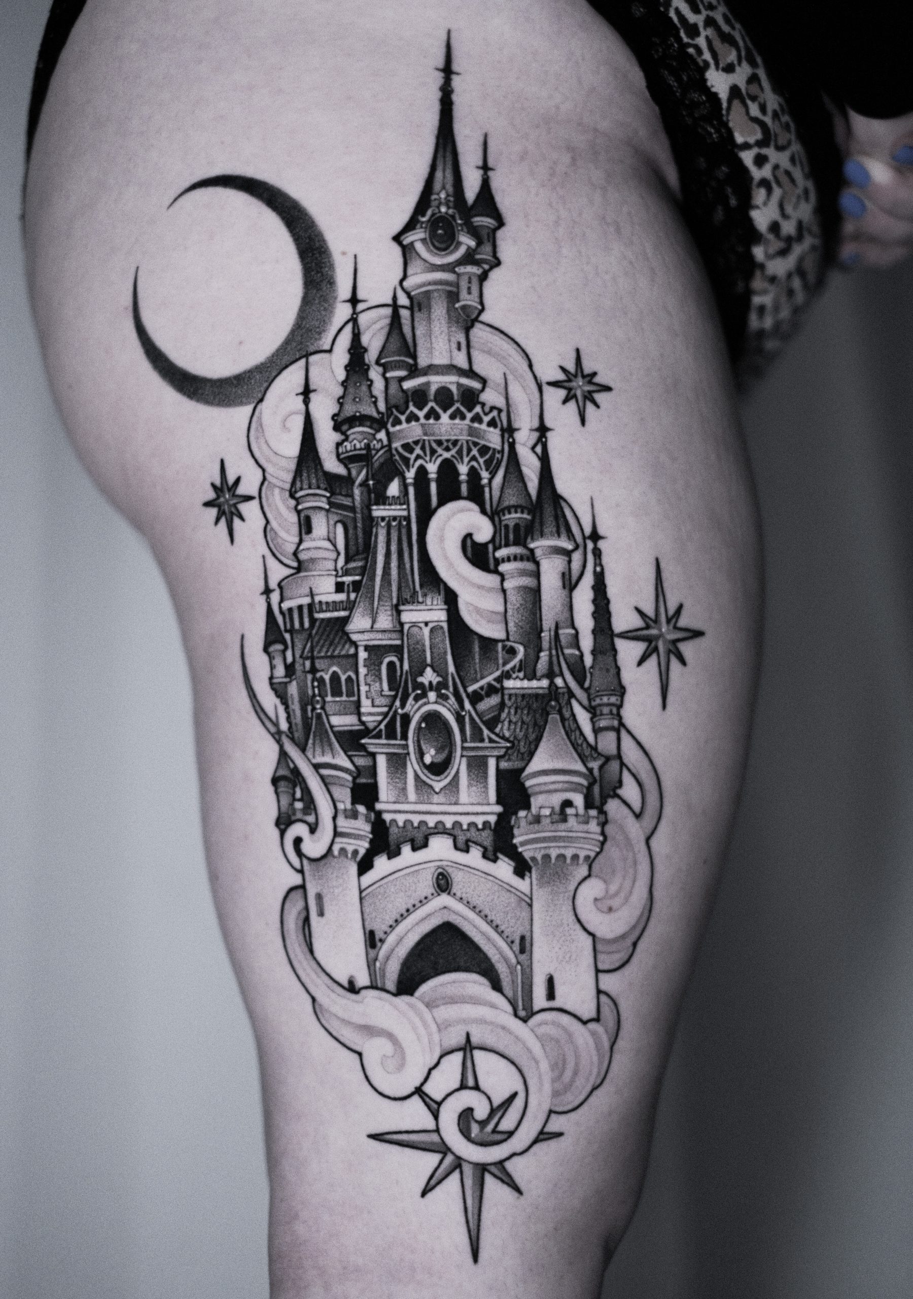 80 Castle Tattoos For Men  Masculine Fortress Designs