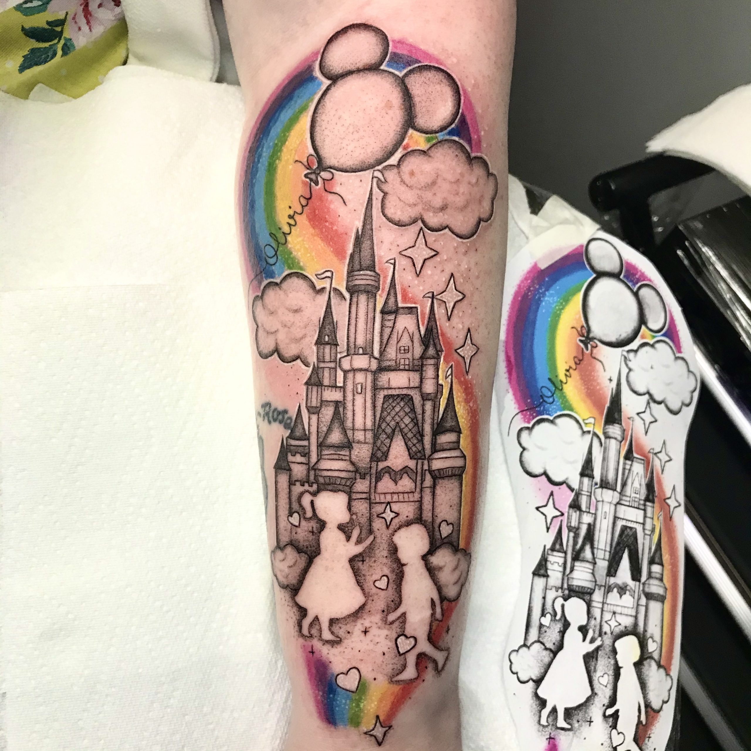 Tattoo uploaded by Louis Optimus Tattoo • Balloon Mickey #mickey #tattoo  #black #disney • Tattoodo