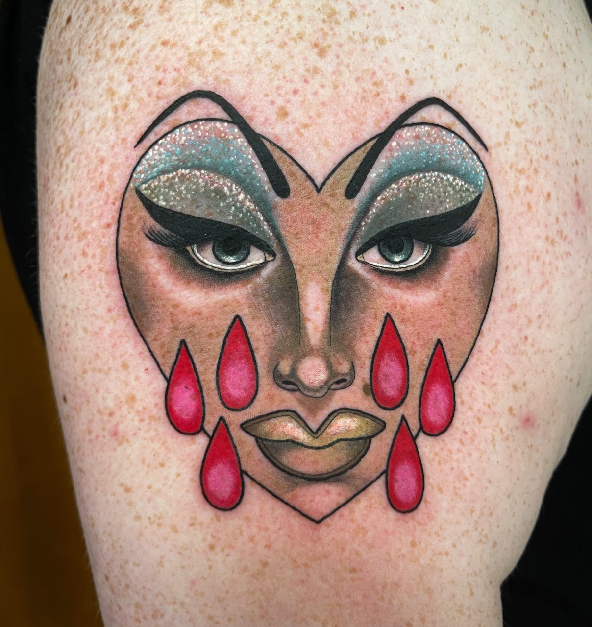 11 Broken Heart Face Tattoo Ideas That Will Blow Your Mind  alexie