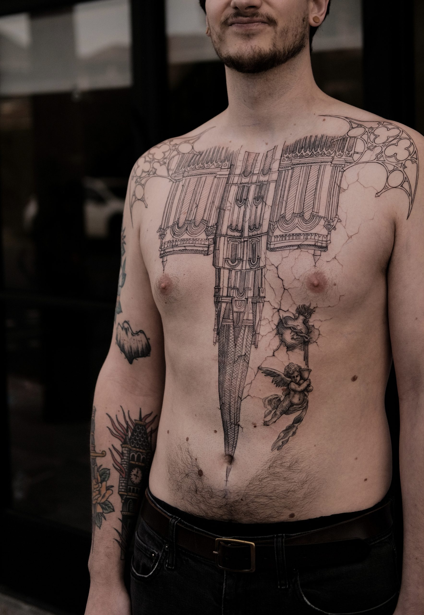 100 Creative architecture tattoo designs that impress your mind  Kadva  Corp