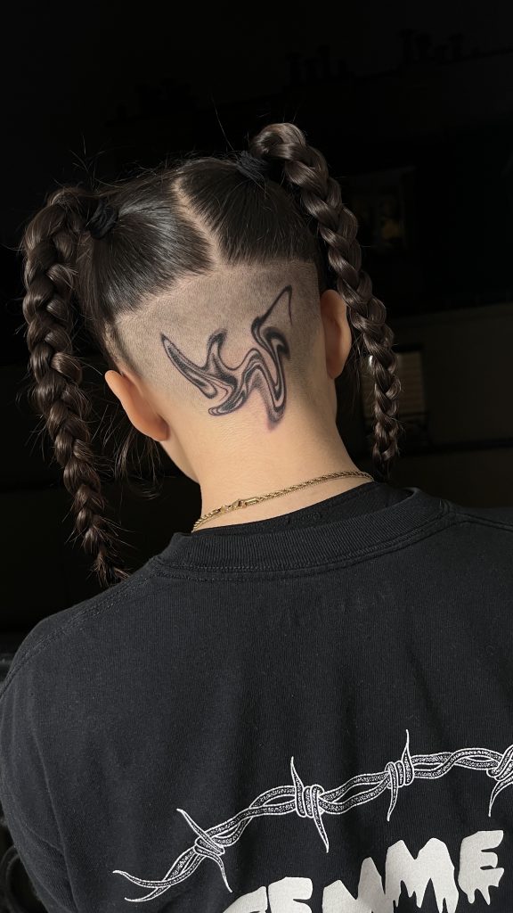 Head tattoo