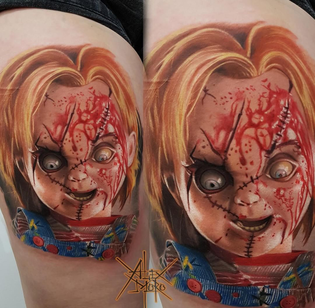 Everyone's saying the same thing about tattoo fan's horrible ink of  infamous Halloween horror villain | The Irish Sun